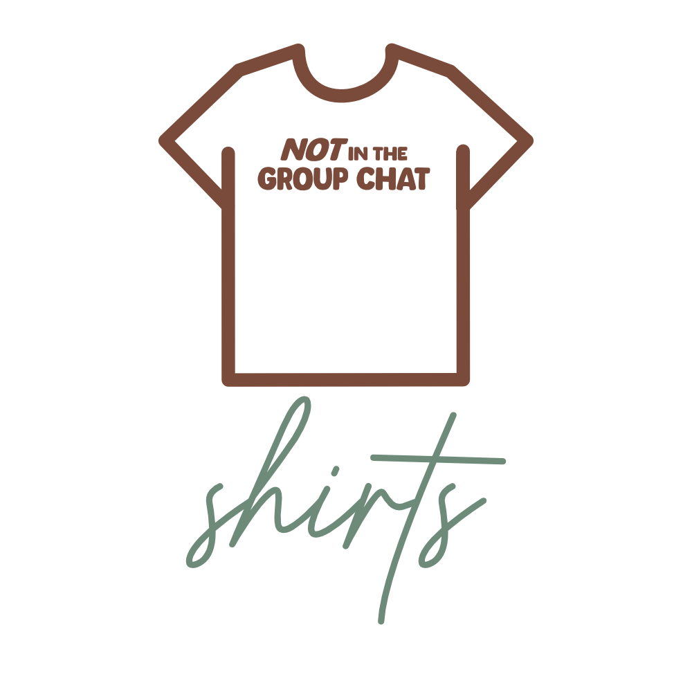 Neutral aesthetic graphic tees for women with minimalist text designs