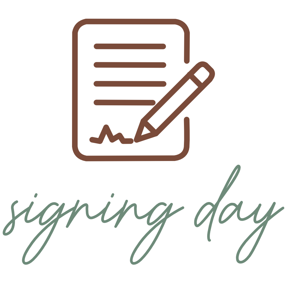 college signing day sports illustration football basketball baseball