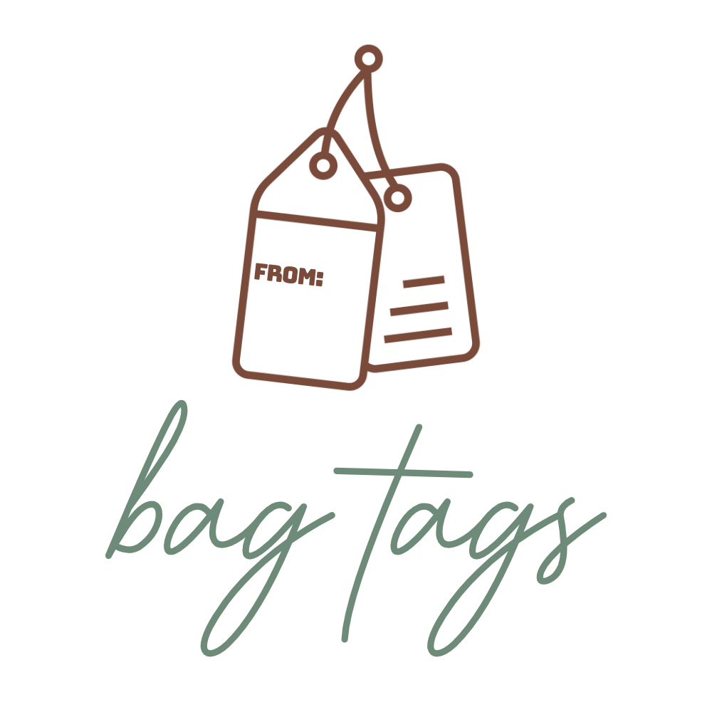 printable bag tags collection icon for party favors and gift tags
