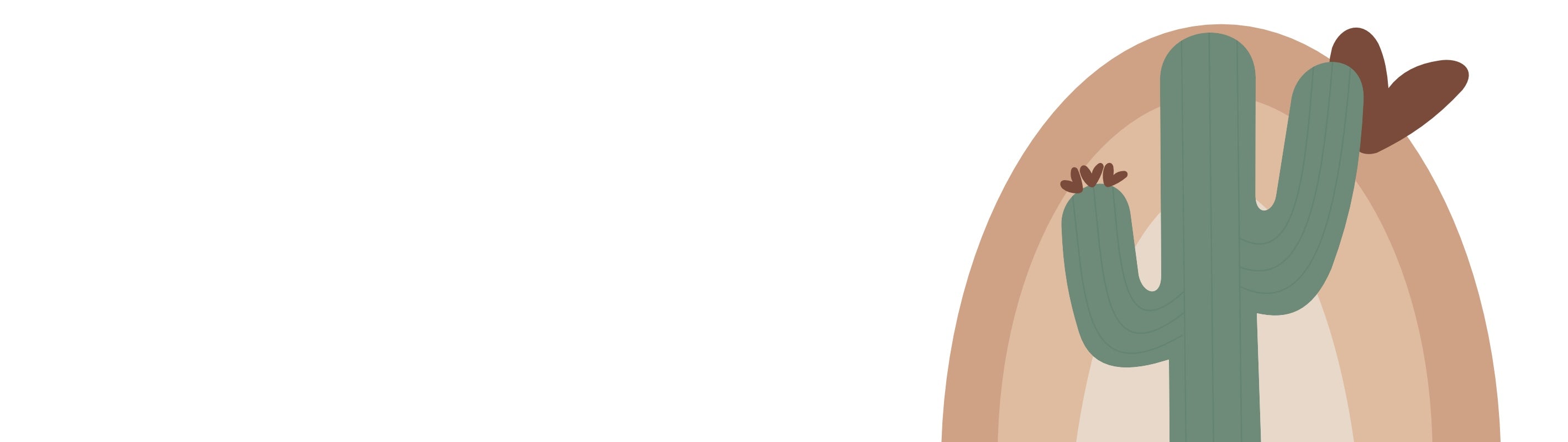 2026 Boho Saguaro Cactus style Havi and Helaina's Digital Studio Icon only logo. Custom digital designs for life’s biggest moments.